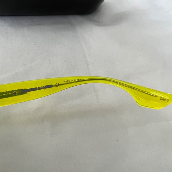 MCQ by Alexander McQueen Neon green frame sunglasses main image 11
